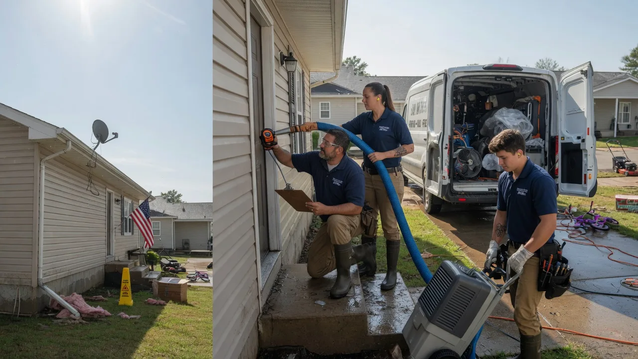 Ceiling Water Damage Restoration in Clarksburg, PA near me